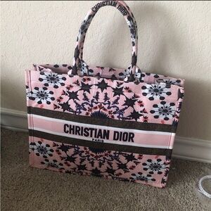 Large book canvas tote